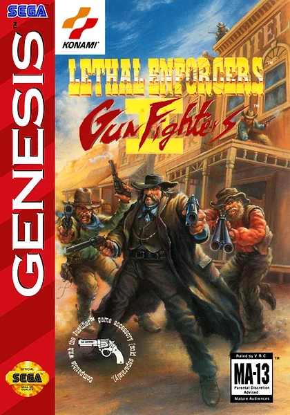 Lethal Enforcers II: Gun Fighters box art