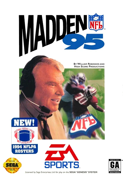 Madden NFL '95 box art