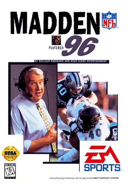 Madden NFL '96 box art