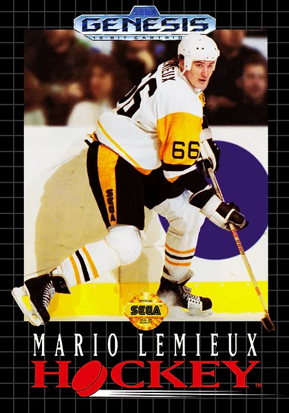 Mario Lemieux Hockey box art