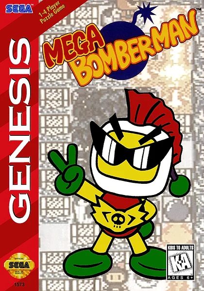 Mega Bomberman Box Art