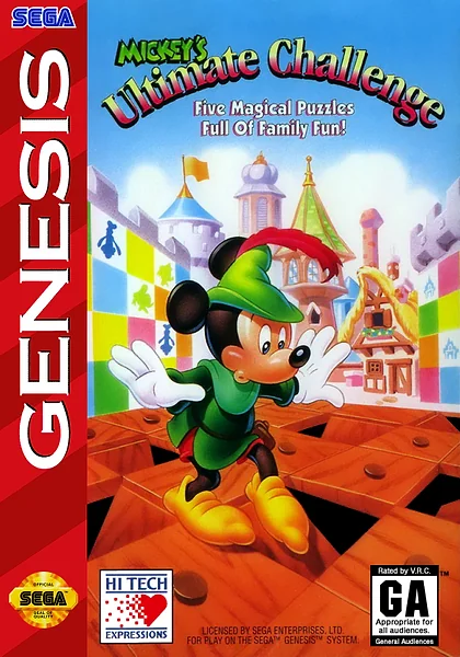 Mickey's Ultimate Challenge box art