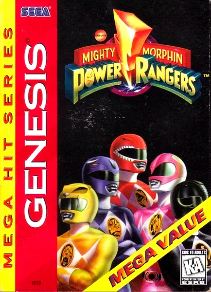 Mighty Morphin Power Rangers box art