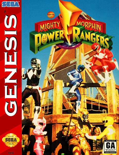 Mighty Morphin Power Rangers box art