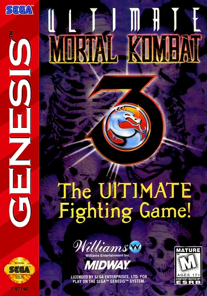 Ultimate Mortal Kombat 3 box art