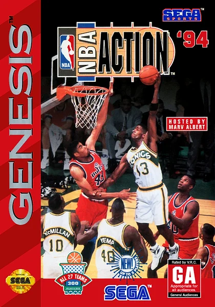 NBA Action '94 box art