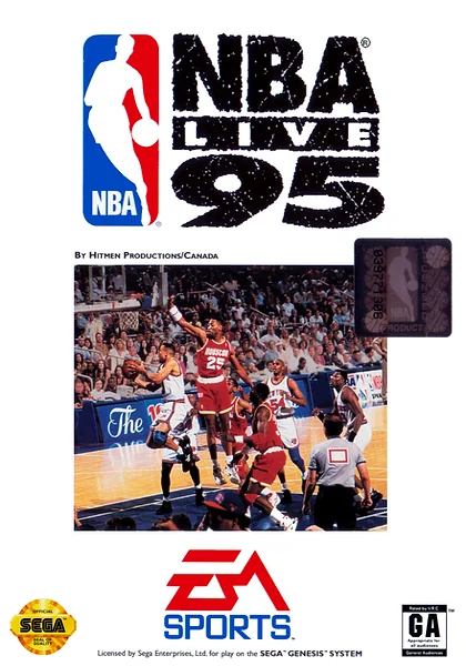 NBA Live 95 box art