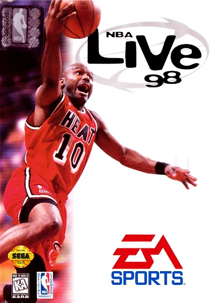 NBA Live 98 Box Art