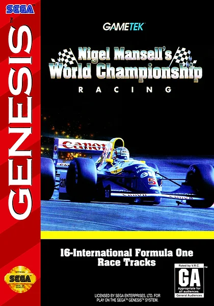 Nigel Mansell's World Championship Racing Box Art