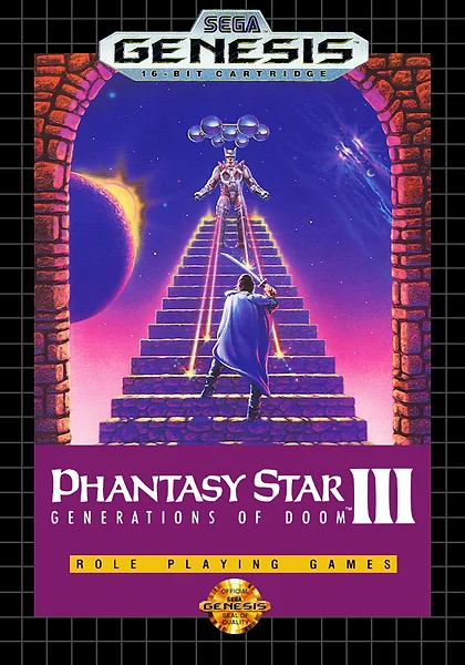 Phantasy Star III: Generations of Doom box art