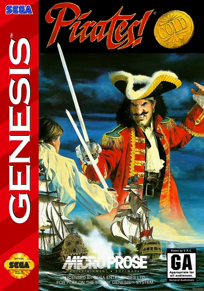 Pirates! Gold box art