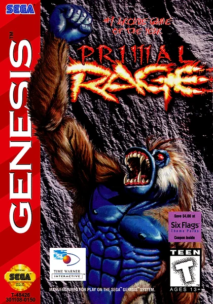 Primal Rage box art