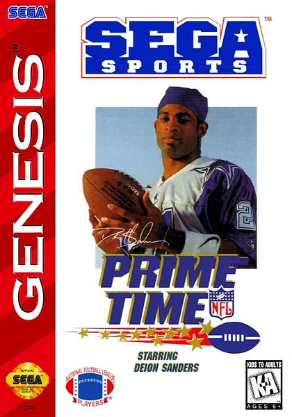 Prime Time NFL Football: Starring Deion Sanders Box Art