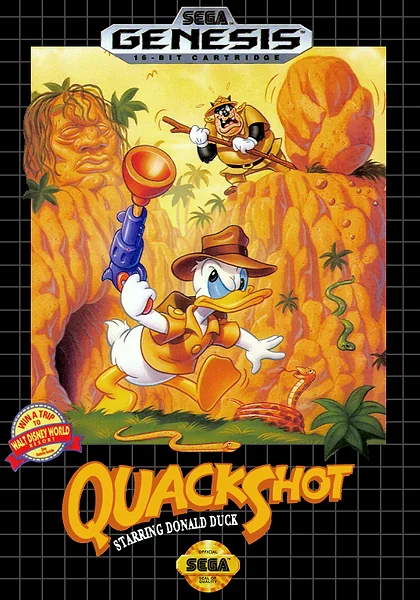 QuackShot: Starring Donald Duck Box Art