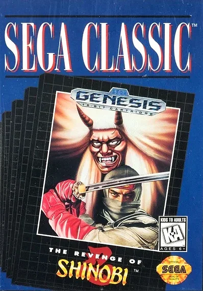 Revenge of Shinobi box art