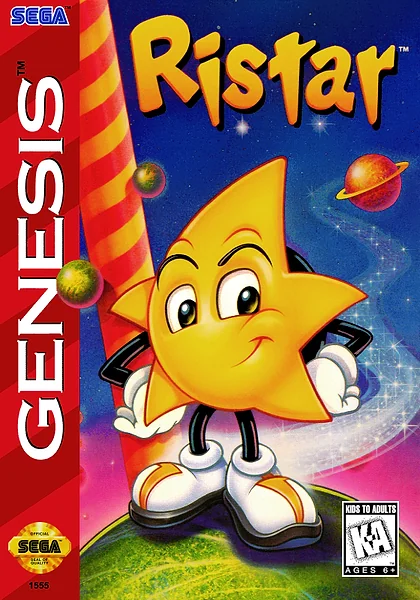 Ristar Box Art
