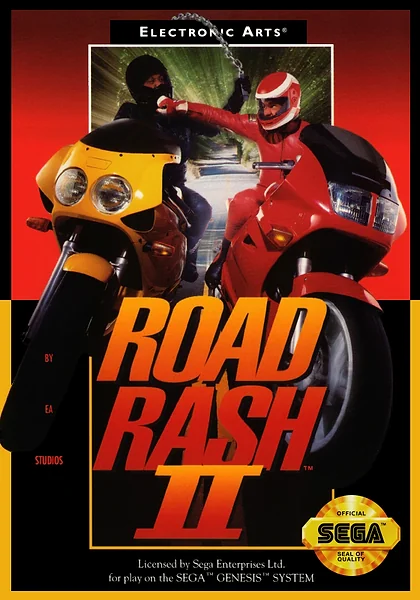 Road Rash II box art