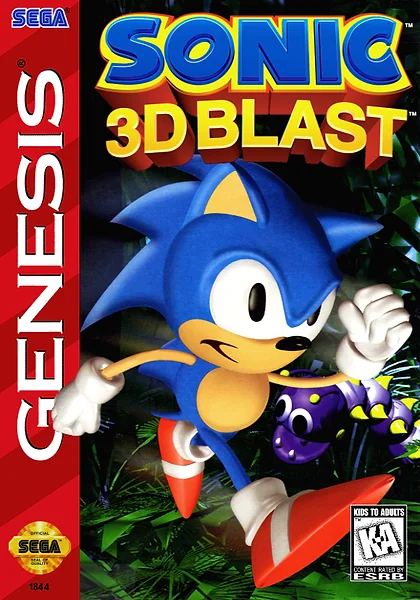 Sonic 3D Blast Box Art