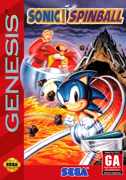 Sonic Spinball box art