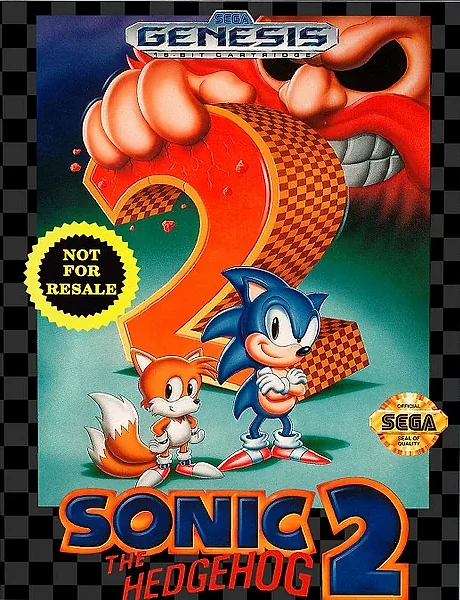 Sonic the Hedgehog 2 box art