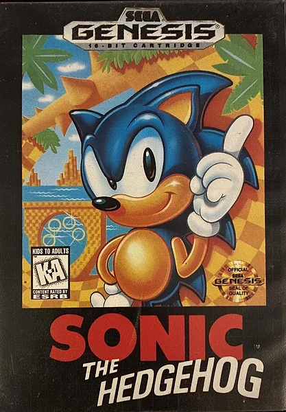 Sonic the Hedgehog box art