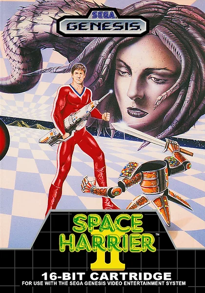 Space Harrier II Box Art