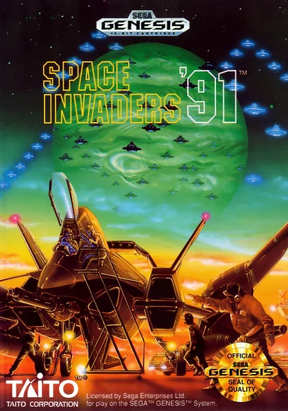 Space Invaders '91 Box Art