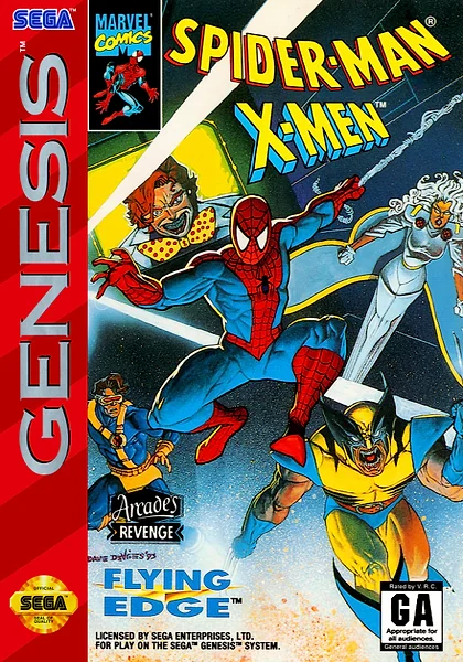 Spider-Man X-Men: Arcade's Revenge box art