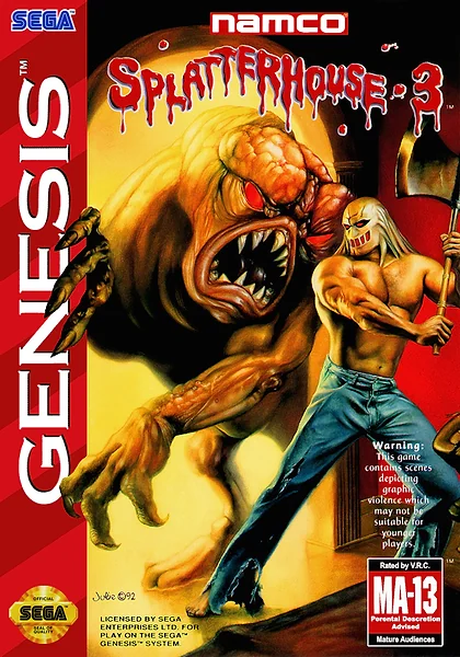 Splatterhouse 3 box art