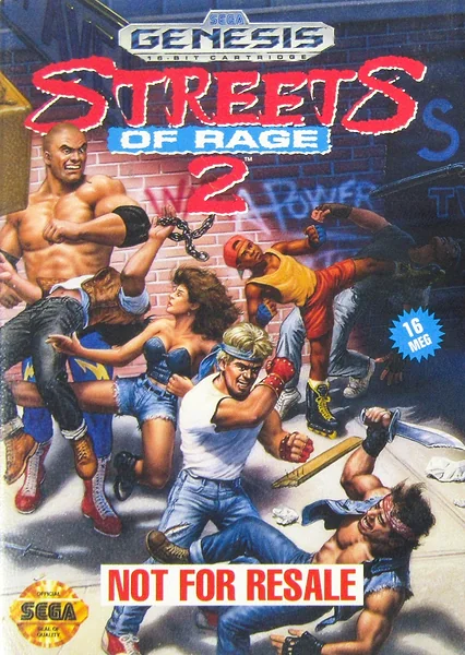 Streets of Rage 2 box art