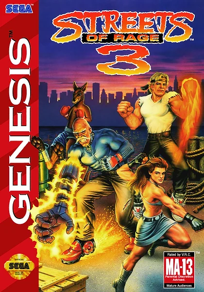 Streets of Rage 3 box art