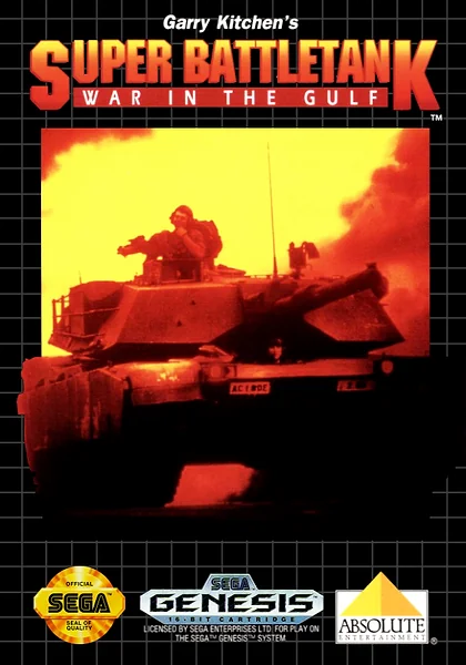 Super Battletank: War in the Gulf box art