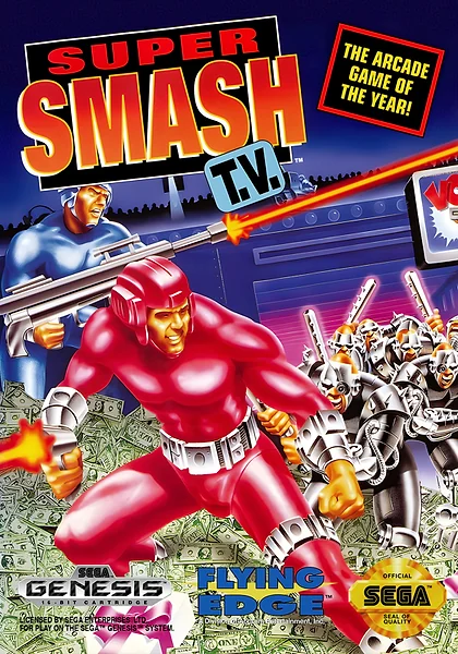 Super Smash TV Box Art