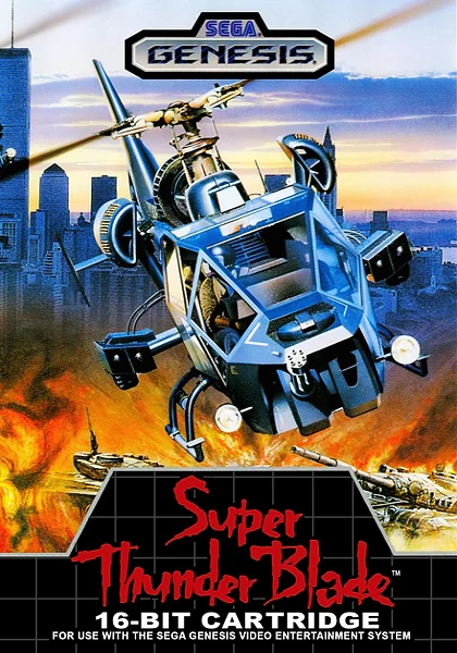 Super Thunder Blade Box Art