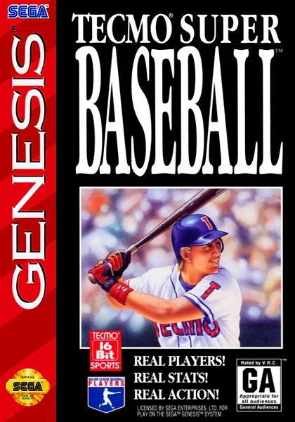 Tecmo Super Baseball Box Art