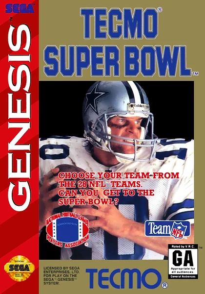 Tecmo Super Bowl box art