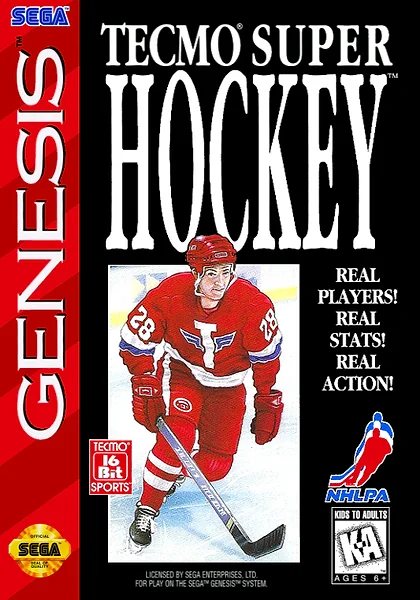 Tecmo Super Hockey box art