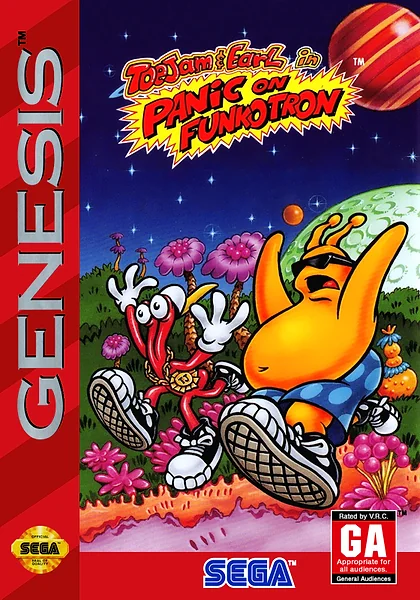 ToeJam & Earl in Panic on Funkotron Box Art