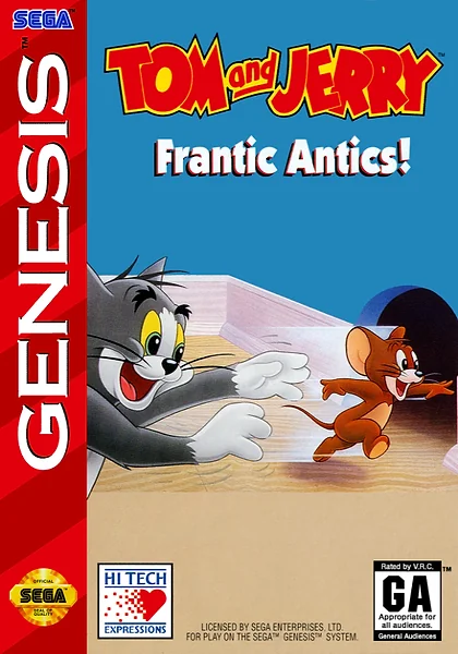 Tom and Jerry: Frantic Antics! box art