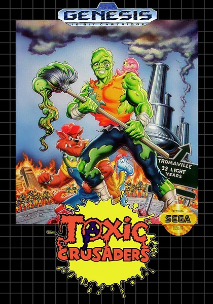 Toxic Crusaders Box Art