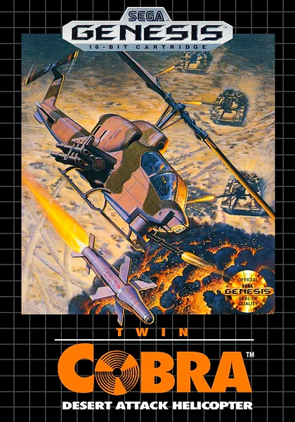 Twin Cobra: Desert Attack Helicopter box art