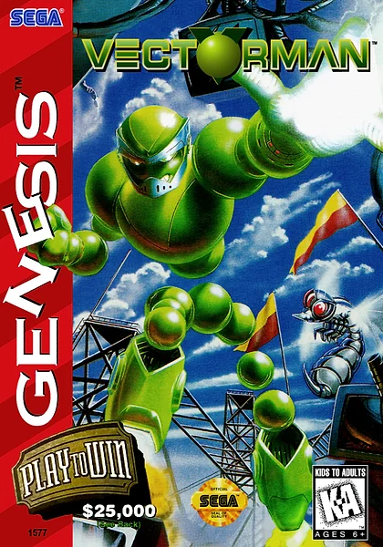 Vectorman Box Art