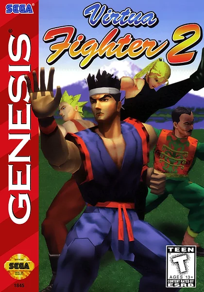 Virtua Fighter 2 Box Art