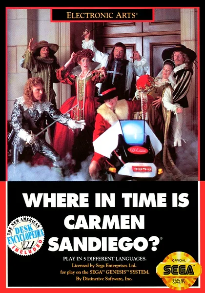Where in Time Is Carmen Sandiego? box art
