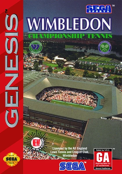 Wimbledon Championship Tennis Box Art