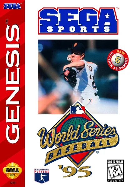 World Series Baseball '95 box art