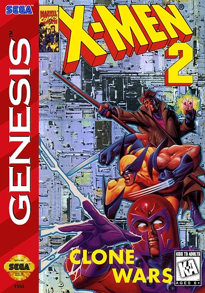 X-Men 2: Clone Wars Box Art