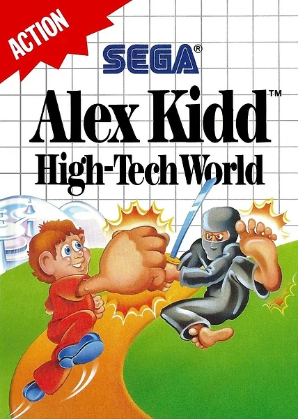 Alex Kidd: High-Tech World box art