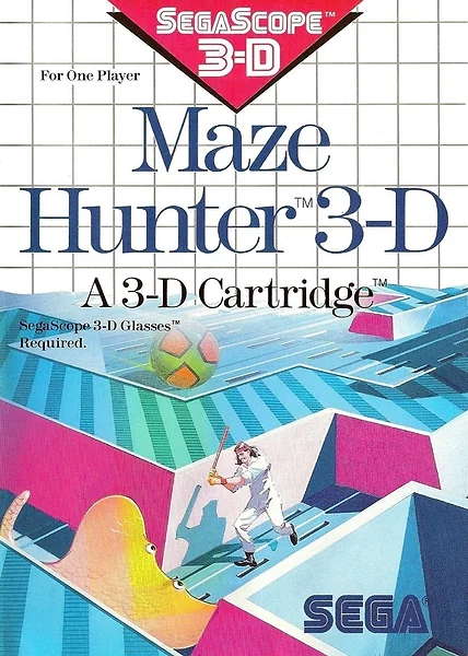 Maze Hunter 3-D box art