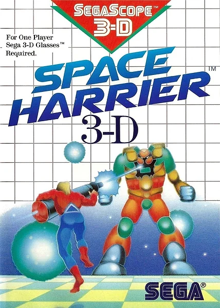 Space Harrier 3-D box art